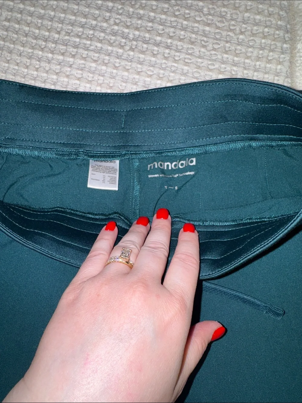 Mandala Scrub Cargo Jogger Pants